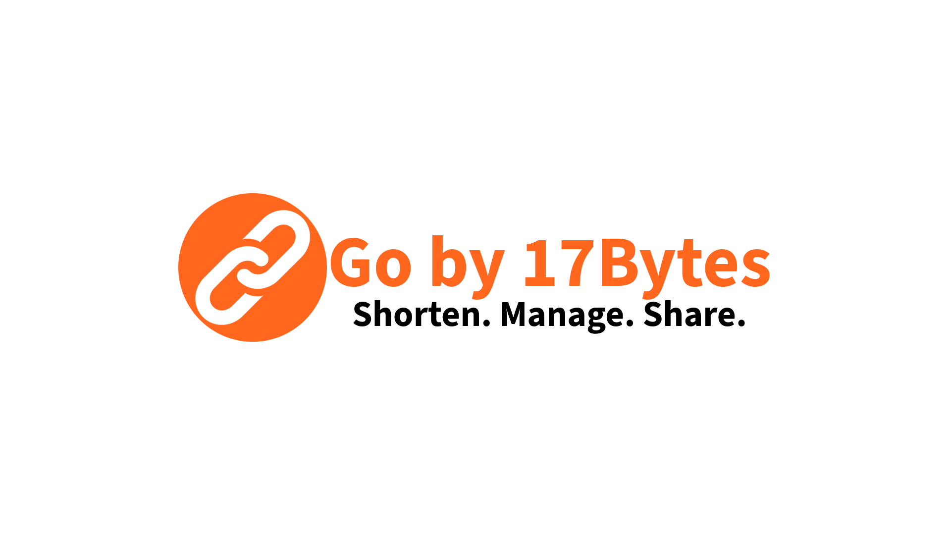 Go by 17Bytes link management dashboard preview